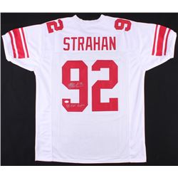 Michael Strahan Signed New York Giants Jersey Inscribed "SB XLII Champion" (JSA COA)