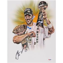 Aaron Rodgers Signed Green Bay Packers 11x14 Photo (PSA COA)