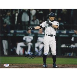 Ichiro Suzuki Signed Seattle Mariners 11x14 Photo (PSA COA)