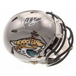 Mark Brunell Signed Jacksonville Jaguars Chrome Speed Mini Helmet (Radtke COA)