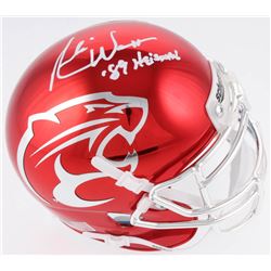 Andre Ware Signed Houston Cougars Chrome Speed Mini Helmet Inscribed " '89 Heisman" (Radtke COA)