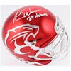 Image 1 : Andre Ware Signed Houston Cougars Chrome Speed Mini Helmet Inscribed " '89 Heisman" (Radtke COA)
