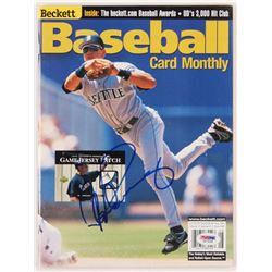 Alex Rodriguez Signed 2000 Beckett Baseball Card Monthly Magazine (PSA COA)