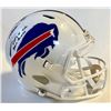 Image 1 : Josh Allen Signed Buffalo Bills Full-Size Speed Helmet Inscribed "Let's Smash Some Tables" (Beckett 
