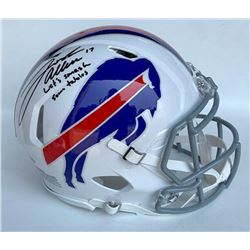 Josh Allen Signed Buffalo Bills Full-Size Authentic On-Field Speed Helmet Inscribed "Let's Smash Som