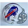 Image 1 : Josh Allen Signed Buffalo Bills Full-Size Authentic On-Field Speed Helmet Inscribed "Let's Smash Som
