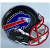 Image 1 : Josh Allen Signed Buffalo Bills Full-Size Speed Helmet Inscribed "Let's Smash Some Tables!" (Beckett