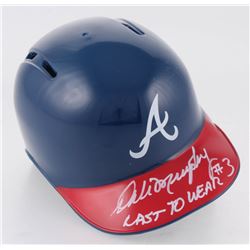 Dale Murphy Signed Atlanta Braves Mini Helmet Inscribed "Last To Wear #3" (Radtke Hologram)