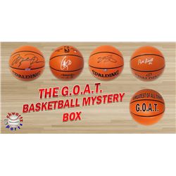 Schwartz Sports The G.O.A.T. Basketball Superstar Signed Basketball Mystery Box - Series 1 (Limited 