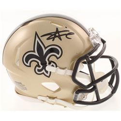 Alvin Kamara Signed New Orleans Saints Speed Mini Helmet (Radtke COA)