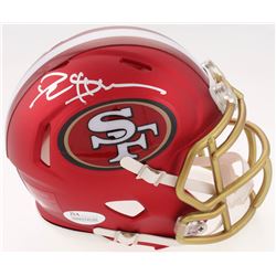 Deion Sanders Signed San Francisco 49ers Blaze Speed Mini Helmet (JSA COA)