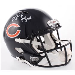 Brian Urlacher Signed Chicago Bears Full-Size Speed Helmet Inscribed "HOF 2018" (Beckett COA)