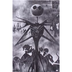 Chris Sarandon  Ken Page Signed "The Nightmare Before Christmas" 22.5x34 Poster Inscribed "Jack"  "O