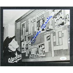 Mickey Mantle Signed New York Yankees 8x10 Photo (JSA LOA)