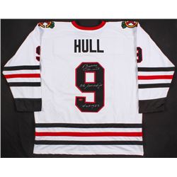 Bobby Hull Signed Chicago Blackhawks Jersey Inscribed "The Golden Jet"  "HOF 1983" (Your Sports Memo