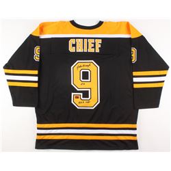 Johnny Bucyk Signed Boston Bruins Jersey Inscribed "H.O.F. 1981" (Your Sports Memorabilia Store COA)