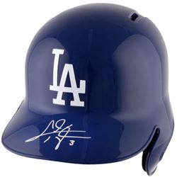 Chris Taylor Signed Los Angeles Dodgers Batting Helmet (Fanatics Hologram  MLB Hologram)