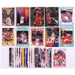 Lot of (50) Michael Jordan Basketball Cards with 1989-90 Fleer #21, 1993-94 Topps Gold #23, 1990-91 
