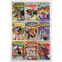 Lot of (9) 1981 "The Amazing Spider-Man" #212-219 Marvel Comic Books