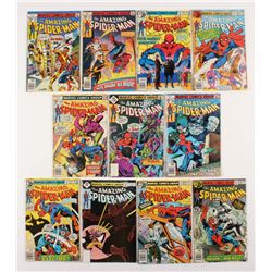 Lot of (11) 1978-79 "The Amazing Spider-Man" #179-190 Marvel Comic Books