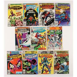 Lot of (11) 1981-82 "The Amazing Spider-Man" #220-230 Marvel Comic Books