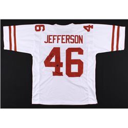 Malik Jefferson Signed Texas Longhorns Jersey (Jefferson Hologram)