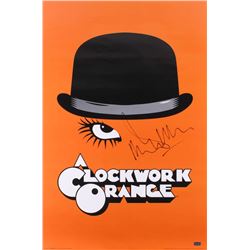 Malcolm McDowell Signed "A Clockwork Orange" 24x36 Movie Poster (Radtke Hologram)