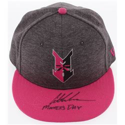 Austin Meadows Signed Indianapolis Indians New Era Fitted Baseball Hat Inscribed "Mother's Day" (Rad