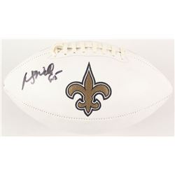 Wesley Walls Signed New Orleans Saints Logo Football (Radtke COA)