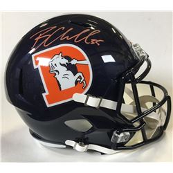 Bradley Chubb Signed Denver Broncos Full-Size Throwback Speed Helmet (Beckett COA)