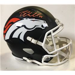 Bradley Chubb Signed Denver Broncos Full-Size Matte Black Speed Helmet (Beckett COA)