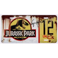Wayne Knight Signed "Jurassic Park" #12 Jeep License Plate - Movie Prop Replica (PA COA)