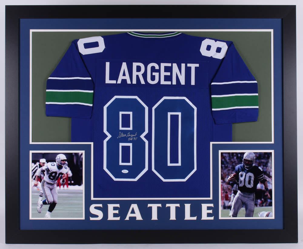steve largent signed jersey