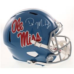 D.K. Metcalf Signed Ole Miss Rebels Full-Size Speed Helmet (Radkte COA)