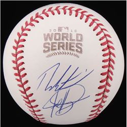 Theo Epstein  Jed Hoyer Signed 2016 World Series Baseball (Schwartz COA)