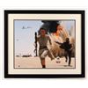 Image 1 : Daisy Ridley Signed "Star Wars: The Force Awakens" 22x26 Custom Framed Photo (PSA COA  Steiner COA)