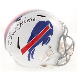 Thurman Thomas Signed Buffalo Bills Full-Size Speed Helmet Inscribed "HOF 07" (Radtke COA)