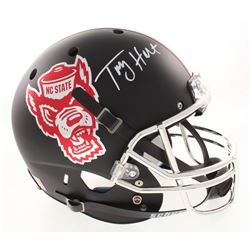 Torry Holt Signed North Carolina State Wolfpack Full-Size Helmet (Radtke COA)