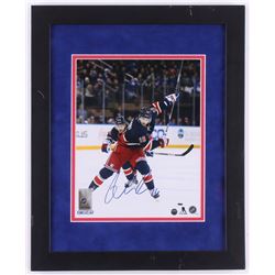 Derick Brassard Signed New York Rangers 13x16 Custom Framed Photo Display (Steiner COA)