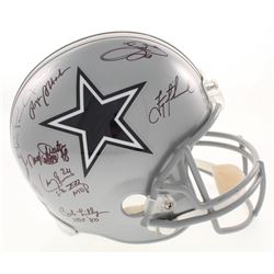 Dallas Cowboys Greats Full-Size Helmet Team-Signed by (23) with Roger Staubach, Troy Aikman, Michael