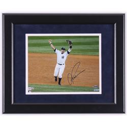 Alex Rodriguez Signed New York Yankees 2009 World Series 13x16 Custom Framed Photo Display (Steiner 