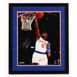 Tim Hardaway Jr. Signed New York Knicks 22x26 Custom Framed Photo (Steiner COA)