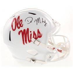 D.K. Metcalf Signed Ole Miss Rebels Full-Size Speed Helmet (Radkte COA)