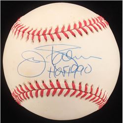 Jim Palmer Signed OAL Baseball Inscribed "HOF 1990" (Beckett COA)