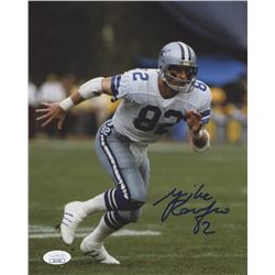 Mike Renfro Signed Dallas Cowboys 8x10 Photo (JSA COA)