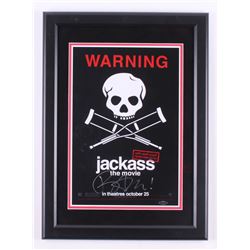 Bam Margera Signed "Jackass" 16.5x22.5 Custom Framed Movie Poster (Steiner COA)