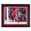 Image 1 : Luis Suarez Signed Liverpool 16.5x20.5 Custom Framed Photo (Icons COA)
