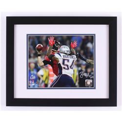 Dont'a Hightower Signed New England Patriots 13x16 Custom Framed Photo Display (Steiner COA)