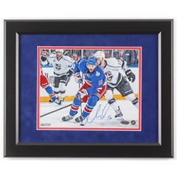 Derick Brassard Signed New York Rangers 2014 Stanley Cup Final 13x16 Custom Framed Photo Display (St