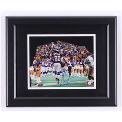Cris Carter Signed Minnesota Vikings 13.5x16.5 Custom Framed Photo Display (Steiner COA)